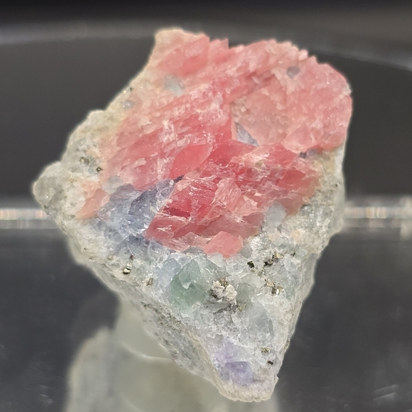 Rhodochrosite Fluorite Pyrite Sweetwater Mine Missouri - Picture 3 of 3